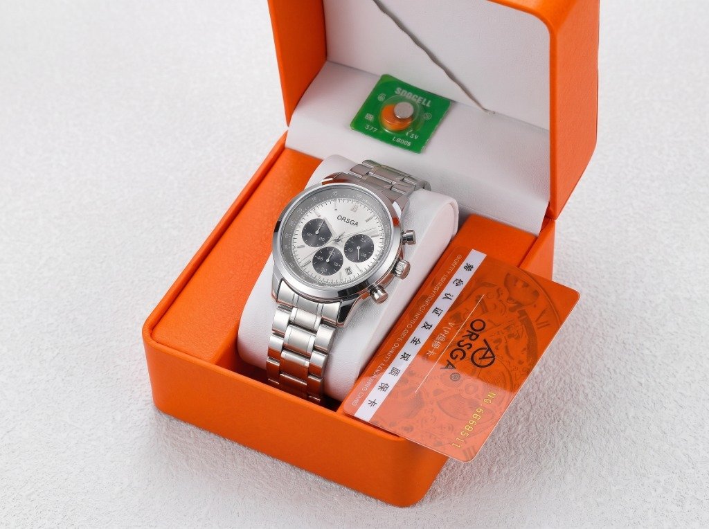 MD Chrono Master Panda Dial Watch
