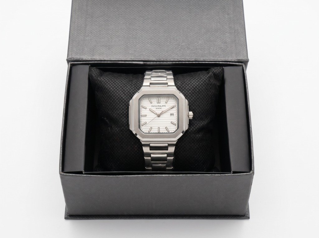 MD Cushion Architectural Polar White Watch